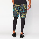 Joss Eco Tech Stretch Printed Walk Short // Multicolor (XS)