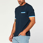 Laramie Triblend Pocket Tee // Navy (L)