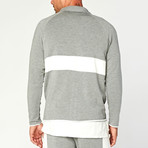 Gideon Feather Fleece Track Jacket // Heather Gray (S)