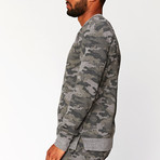 Brooks Camo Triblend Pullover // Heather Gray (M)