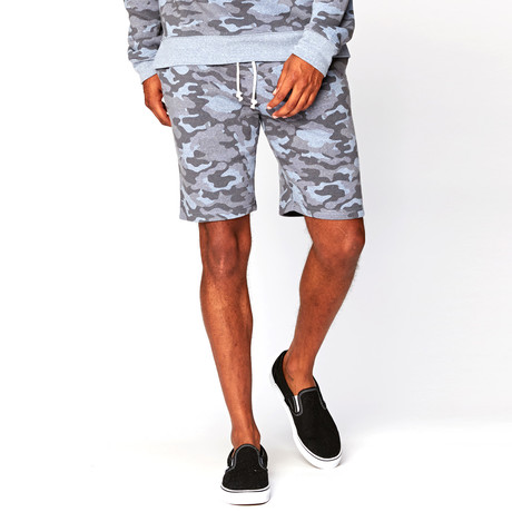 Garrett Camo Triblend Short // Blue Camo (XS)