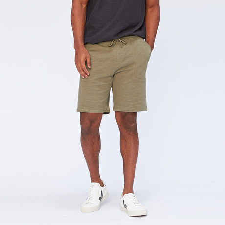 Micah Drawstring Terry Short // Tan (XS)