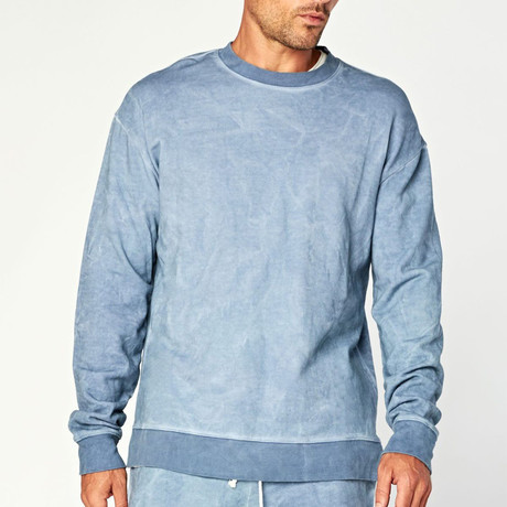 Boone Terry Pullover // Chambray (S)