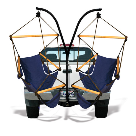 Trailer Hitch Stand + Cradle Chairs Set // Midnight Blue