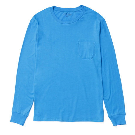 Long Sleeve Pocket Tee // Cobalt (S)