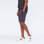 Micah Drawstring Terry Short // Carbon (L)