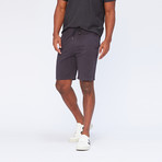 Micah Drawstring Terry Short // Carbon (L)