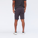 Micah Drawstring Terry Short // Carbon (L)