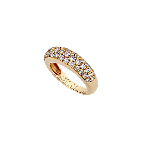 Cartier 18k Yellow Gold Diamond Ring // Ring Size: 5.75 // Pre-Owned