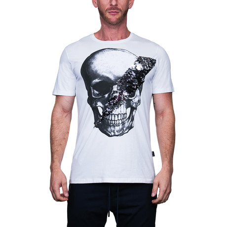 Skull Disco Tee // White (S)