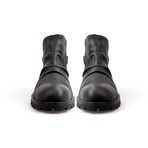 Slip In Ankle Boots // Adjustable Straps // Black (Euro: 44)