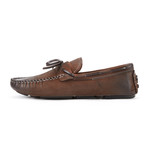 Bow Pointed Toe Loafer // Brown (Euro: 40)