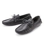 Bow Pointed Toe Loafer // Black (Euro: 42)