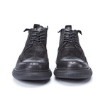 Cushion Ankle Hi-Top Brogues // Black (Euro: 42)