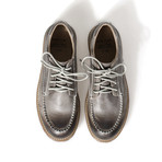 Street Chic Lace-Up // Contrasting Stitches // Gray (Euro: 38)