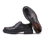 Breathable Oxford Lace-Up // Black (Euro: 40)