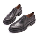 Breathable Oxford Lace-Up // Black (Euro: 40)