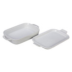 Rectangular Dish + Platter Lid (White)