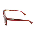 Women's SLN721S Sunglasses // Striped Red