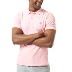 Viviano Short Sleeve Polo // Pink (X-Large)