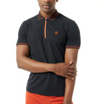 Verano Short Sleeve Polo // Black (Large)