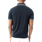 Virino Short Sleeve Polo // Black (3X-Large)