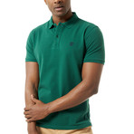 Viviano Short Sleeve Polo // Dark Green (XS)