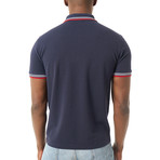 Vitale Short-Sleeve Polo // Navy (L)