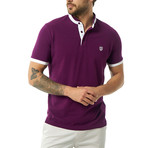 Vittore Short-Sleeve Polo // Purple (XS)