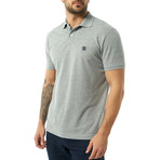 Viviano Short-Sleeve Polo // Gray (XL)