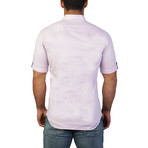 Castle Short-Sleeve Dress Shirt // Purple (S)