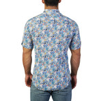 Jungle Short-Sleeve Dress Shirt // Blue (L)