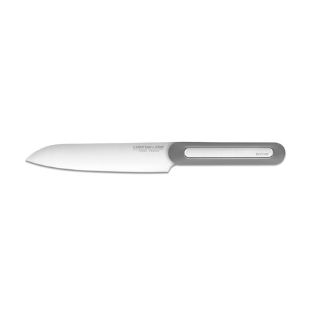 Silicone 6.5" Santoku Knife // Dark Gray