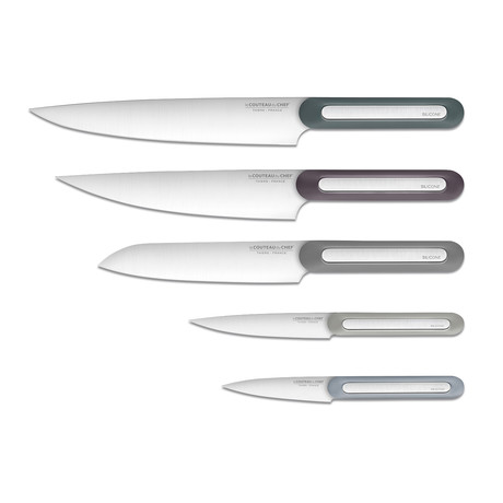 Silicone 5-Piece Kitchen Knife Set // Assorted Colors