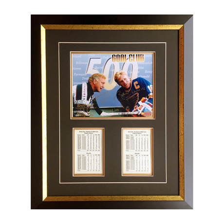 Bobby Hull + Brett Hull // Chicago Blackhawks + St. Louis Blues // Autographed Photo
