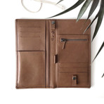 Boussole Travel Wallet // Tan