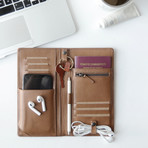 Boussole Travel Wallet // Tan