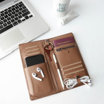 Boussole Travel Wallet // Tan