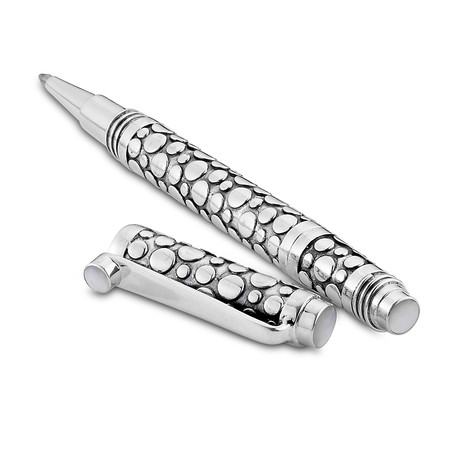 Bali Bubble Design Pen // Sterling Silver