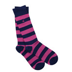 Luxury Super Soft Bamboo Socks // Pack of 6 // Multicolor Stripes