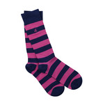 Luxury Super Soft Bamboo Socks // Pack of 3 // Multicolor Stripes