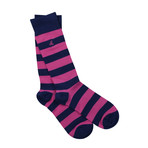 Luxury Super Soft Bamboo Socks // Pack of 3 // Pink + Blue