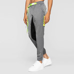 Nomad Joggers // Gray + Black + Safety (Small)