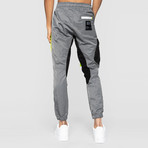 Nomad Joggers // Gray + Black + Safety (Small)