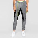 Nomad Joggers // Gray + Black + Safety (Small)