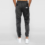 Sideline Satin Joggers // Black (Small)