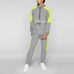 Wind-Tek Vented Pullover // Gray + Safety (Small)