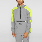 Wind-Tek Vented Pullover // Gray + Safety (Small)