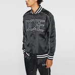 Sideline Reversible Satin Bomber // Black (Small)