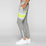 Relay Joggers // Gray + Safety (Small)